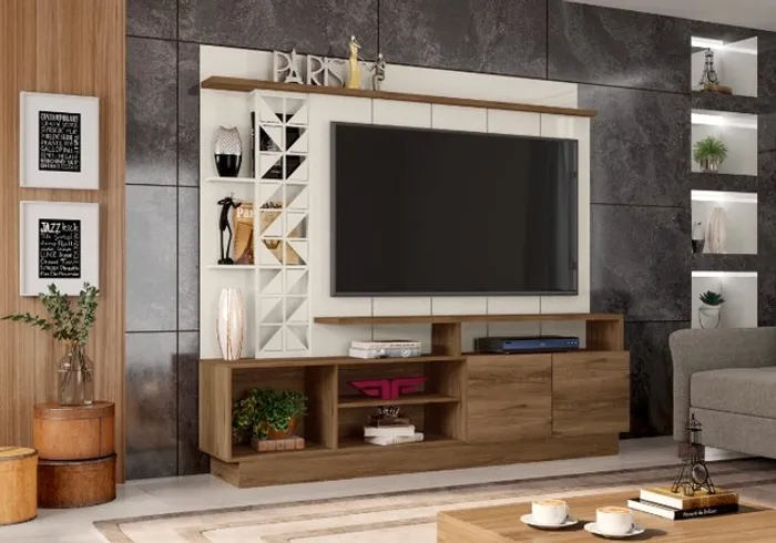 Home Theater Viena.Vivaz 200 Canela.Off Wh- Frete Grátis - 10x S/ Juros - Receba Hoje