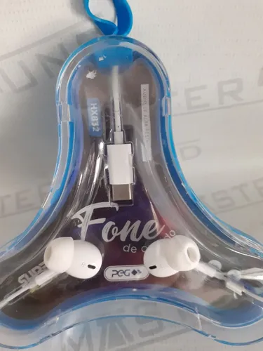 Fone de ouvido. HX832. Branco. Novo. 