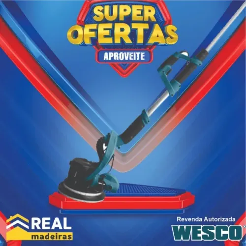 Lixadeira de Parede e Teto Wesco 800W - Ws4463K