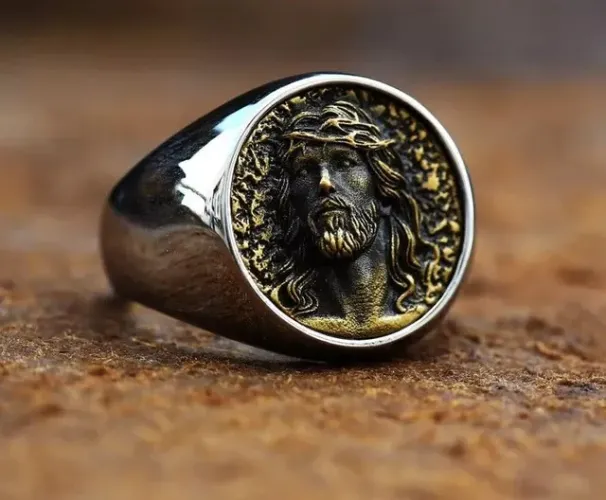 Anél rosto de Jesus