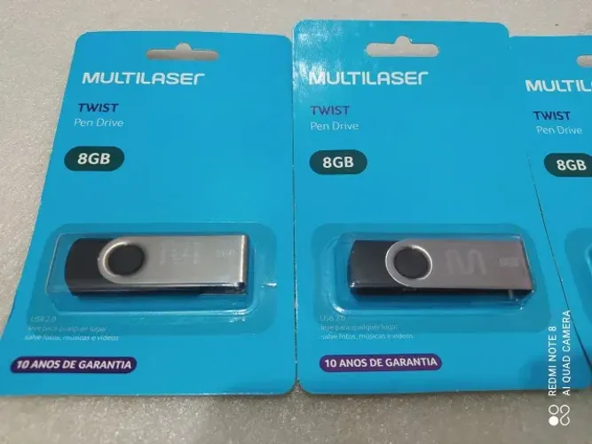Pen drive 8 GB Twist Preto