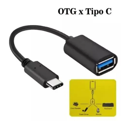 Cabo de transferência otg type c