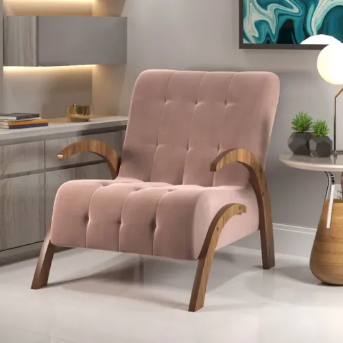 POLTRONA FEITA EM MADEIRA MAÇICA SUPER DESIGN!!! S421