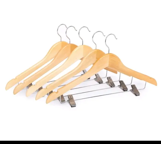 50 cabides madeira de presilha (TODOS NOVOS)