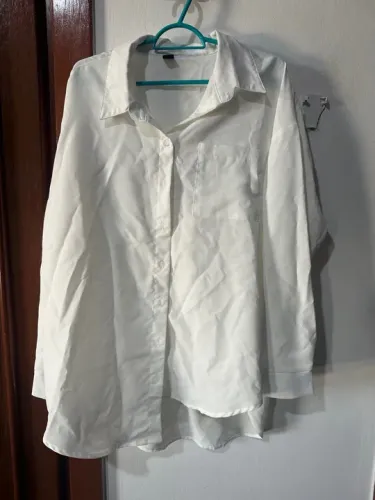 Camisa Social Branca Fina Alfaiataria