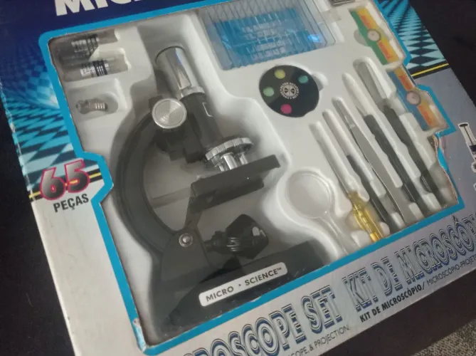Kit microscópio ( RARIDADE )