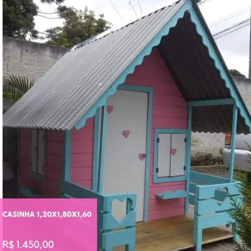 Casinha de Madeira para Brincar
