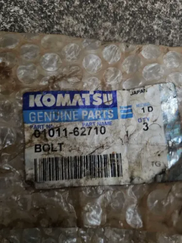 Escavadeira trator esteira komatsu parafuso novo original 0101162710