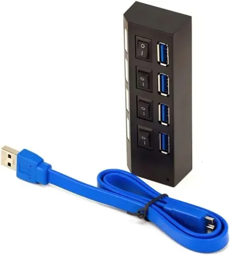 Hub usb 3.0  4 Portas Para Pc e Notebook