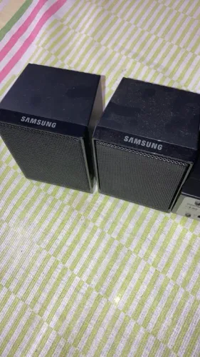 Caixa De Som Surround Home Theater Samsung 3r Com Cabo 4 Peças
