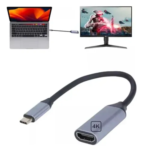 Cabo Conversor  Type C 3.1 para HDMI 4K Knup
