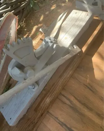 Máquina para cortar ferro. 