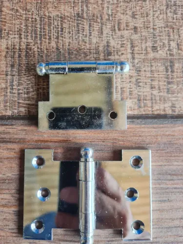6 Dobradiça para porta em Aço - Nova