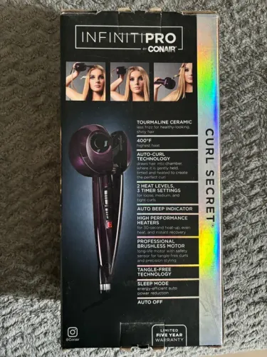 Modelador De Cachos Conair Hair Styler Cor Roxo 127V