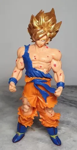 Goku super sayajin namek 16cm custom 