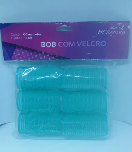 Bob Com Velcro 6 Unidades Art Beauty