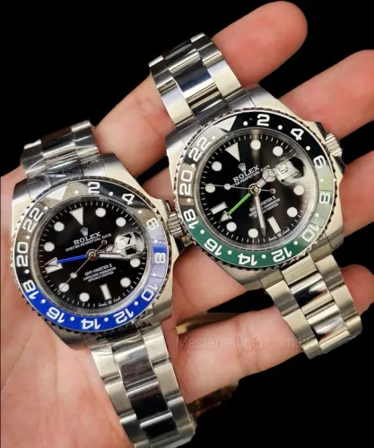 Rolex GMT-Master II 40mm 1 ano garantia vidro safira 
