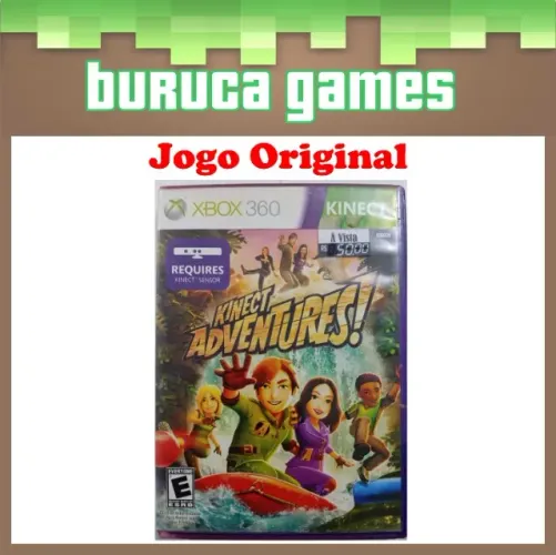 Jogo de XBOX 360 - Kinect Adventures - Mídia física - Somos Loja