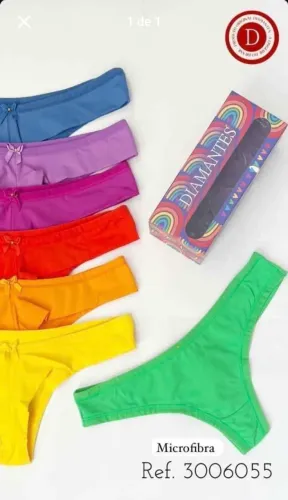 Kit 07 calcinhas fio dental DIAMANTES 