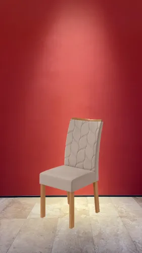 CADEIRA AVULSA BORDADA E ESTOFADA
