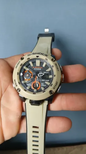 relógio g-shock ga-2000 bege militar masculino digital eletrônico envio hoje