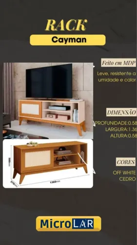 Rack para TV CN Gold - Entrega e Monta na Hora