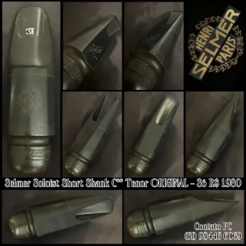 Boquilha Selmer Soloist Short Shank - Abertura C** ORIGINAL