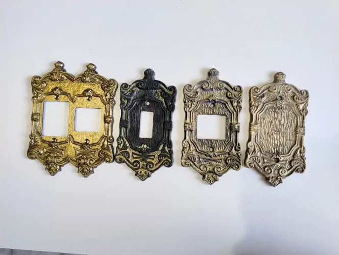 Espelho Placa Colonial Decorativa Plastica