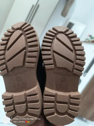 Bota Infantil Molekinho - Solado Tratorado - Tamanho 22