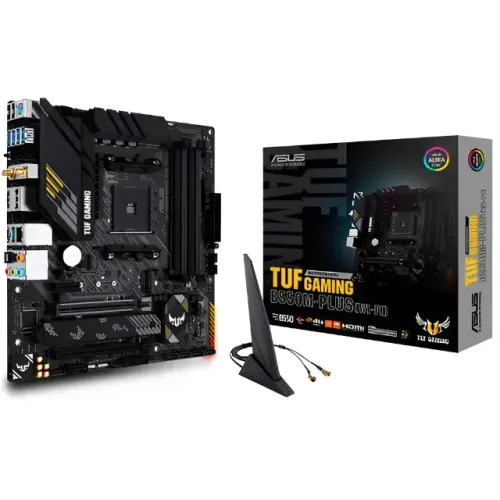 Placa-mãe do computador Asus TUF GAMING B550M-PLUS WIFI II - Preto