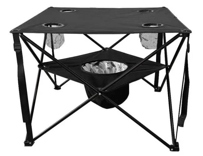 Mesa Dobrável Ultra Light Preta Bel