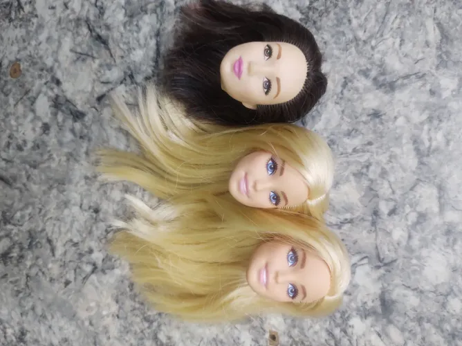 Cabeças de Bonecas Barbie para Coleção