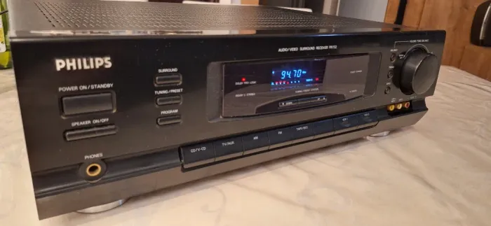Receiver Philips FR 732 Dolby Surround Pró Logic Preto (Usado)