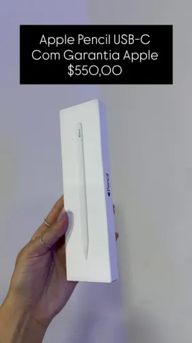 Apple Pencil USB-C / Na garantia apple / R$550,00