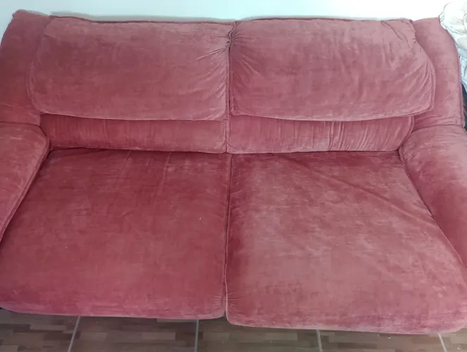 Sofa cama vermelho