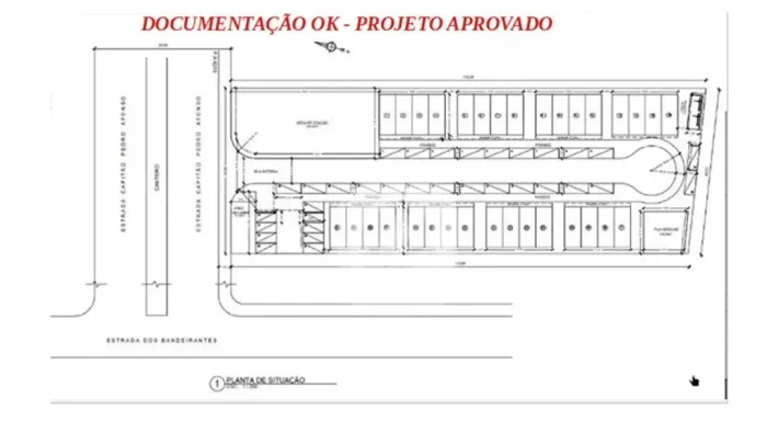 Vargem Grande Terreno com 4.515,10m² Documentação Cristalina Projeto Aprovado 32 Casas Tri