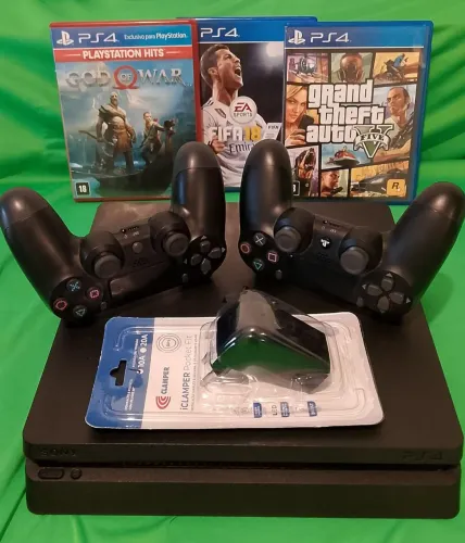 PS4 completo com garantia