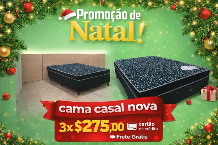 Oferta imperdível cama nova com colchão macio