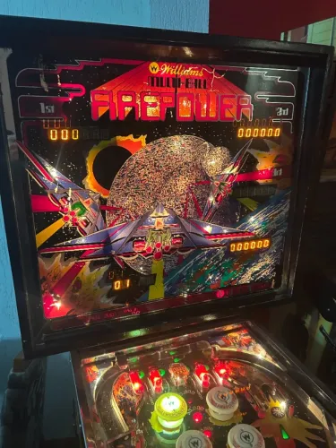 pinball ou flipper modelo  fire power 