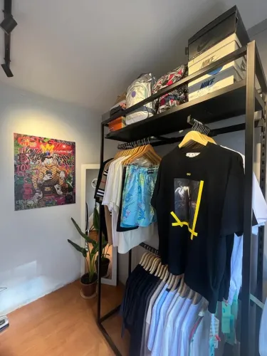 Arara de Roupas Reforçada Estilo Industrial - Super Resistente