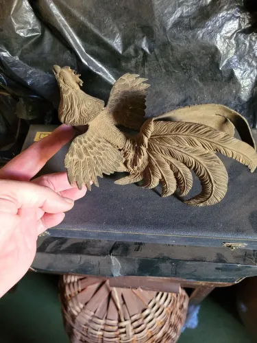 Galo Antigo de Bronze