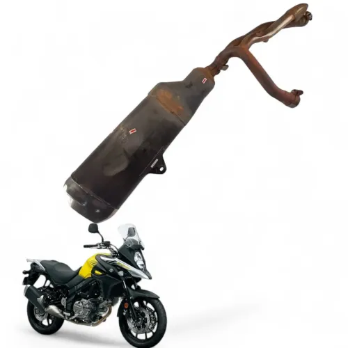 Ponteira Escapamento Suzuki V Strom 650 Xt 2018 A 2025