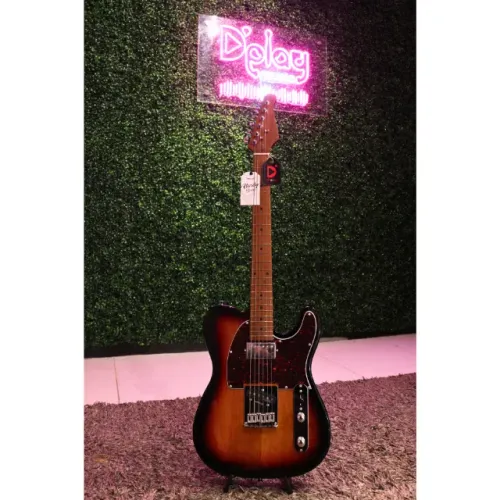 Guitarra Benson Telecaster Hardy T 905 M 3TS/TT Chrome + Bag