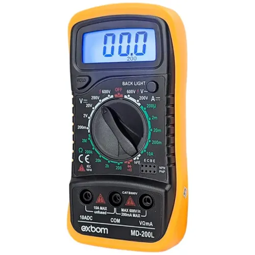 Multímetro Digital Exbom MD-200L - WZetta