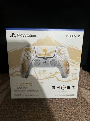 Controle DualSense® - Edição Limitada Ouro Ghost of Y?tei - PlayStation 5