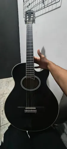 Violão Giannini Elétrico Preto