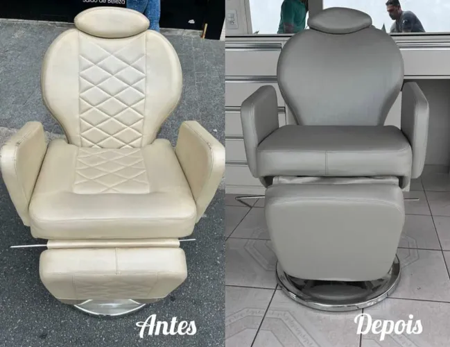 Poltrona para salão de beleza - apenas reforma 