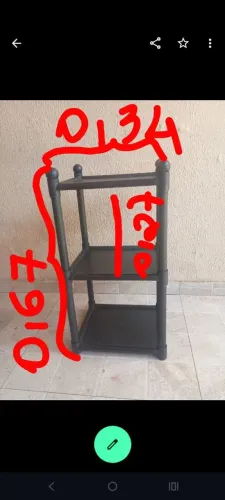 Estante, prateleira, suporte de plantas etc...