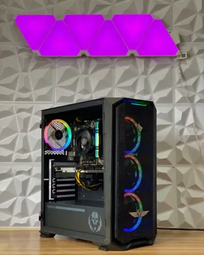 PC Gamer Novo RYZEN 7 + RX 580 + 1 ano de garantia e em até 12x