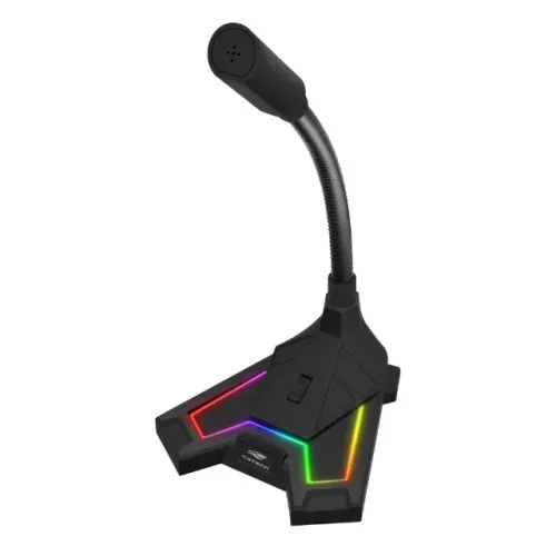 Microfone Gamer USB C3Tech MI-G100BK RGB - WZetta